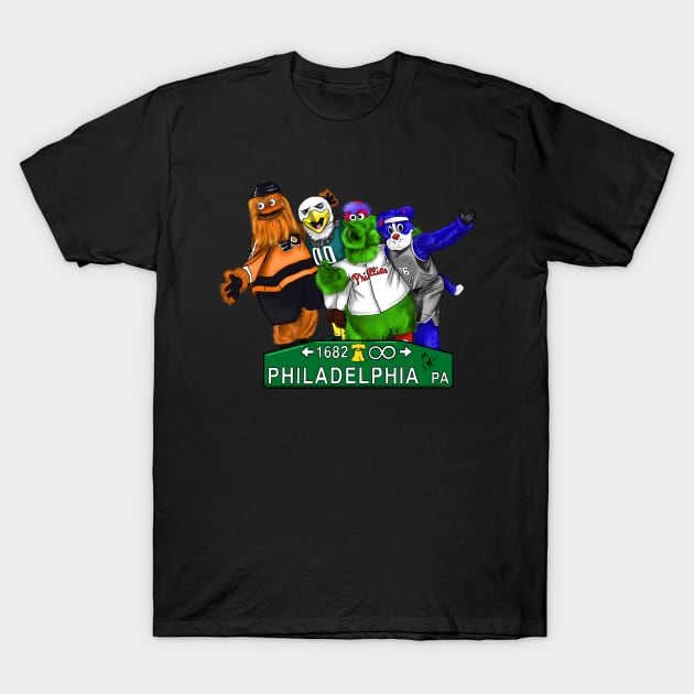 Philly Mascots T-Shirt by ATruMovement